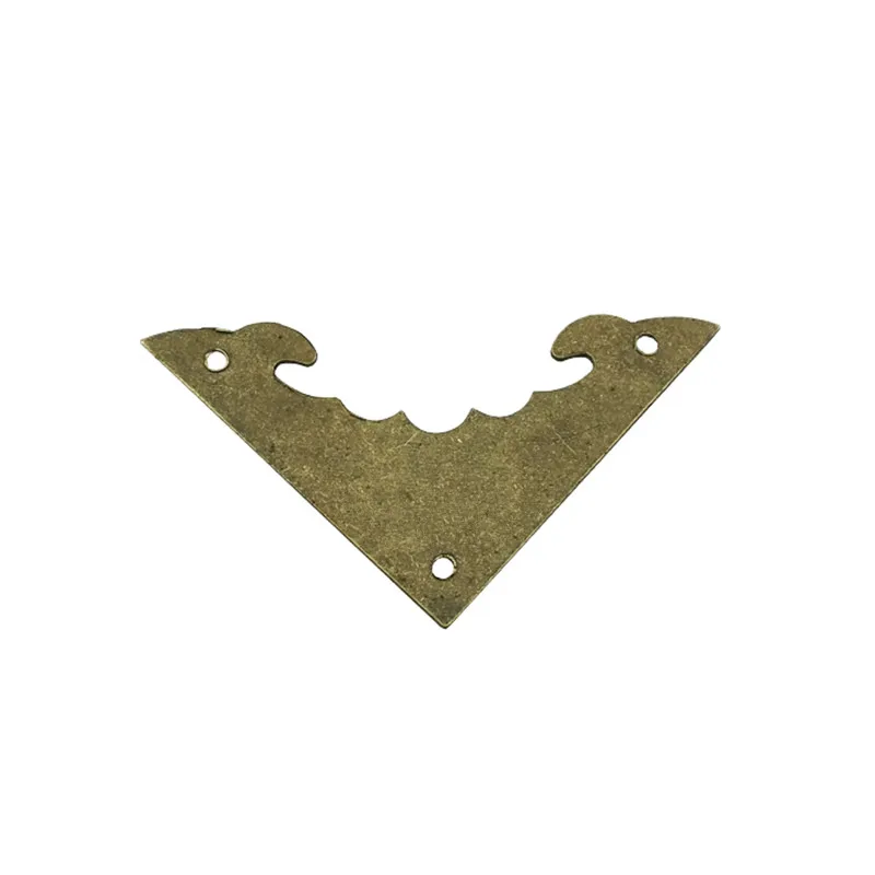 Brass-Triangle-Bat-Coner-Cabochon-Ancient-Bronze-Tone-Corner-Flatback-Metal-Embellishments-Scrapbooking-Decor-For-Wooden
