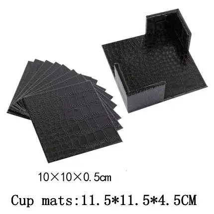 Черный крокодил бытовой Педальный мусорный бак Модная креативная кухня ванная комната Гостиная мусорные баки офисная бумажная корзина - Цвет: Cup mats