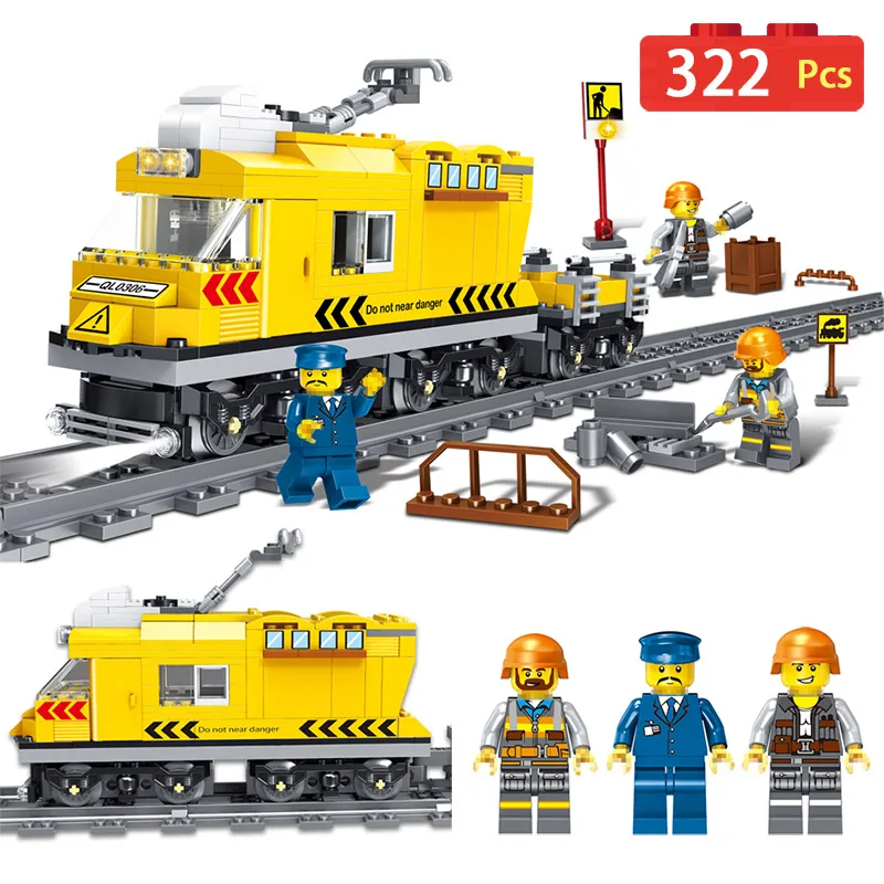 

Gallop Train Series Building Blocks Technic Compatible LegoINGLYS City Street View Figures TECHNICIAN Bricks Toys For Children