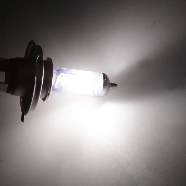 1PCS H4 55W P43T 12V Car Halogen Lamp 6000K Car Halogen Bulb Xenon Dark Blue Glass Super White 5