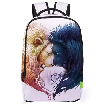 

3D Noctilucent Backpack Unisex Fluorescent School Backpack Student Backpack Student Backpack (L)