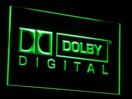 C034 Dolby цифровой светодиодный неоновый знак