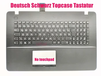 

German Deutsch Schwarz Topcase Tastatur for Asus X751L X751S X751M X751N Palmrest No touchpad