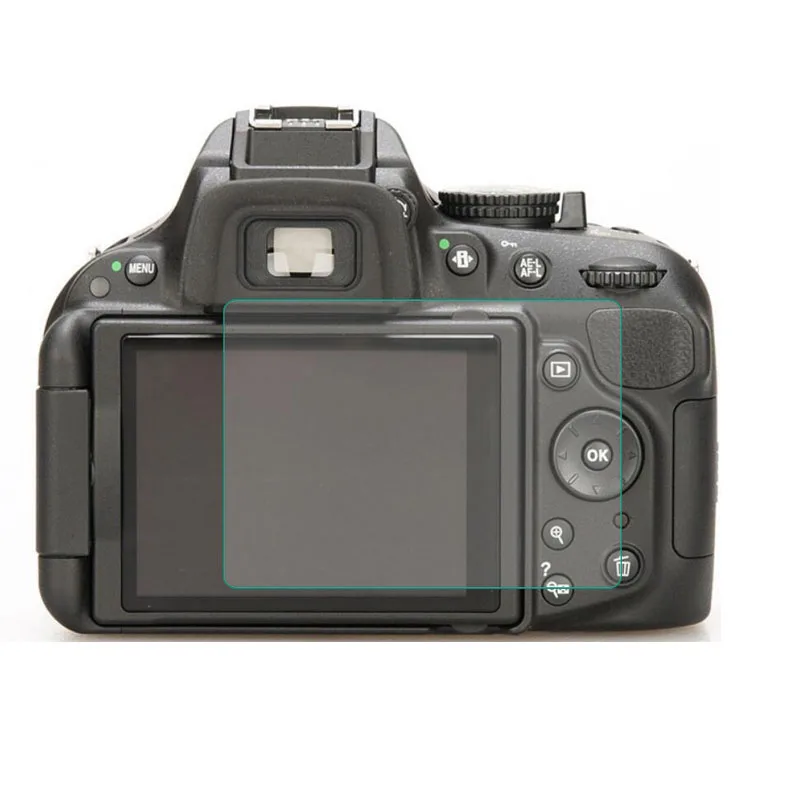 Закаленное стекло Защитная Крышка для Nikon D5100 D5200 DSLR камеры ЖК экран пленка|Защита