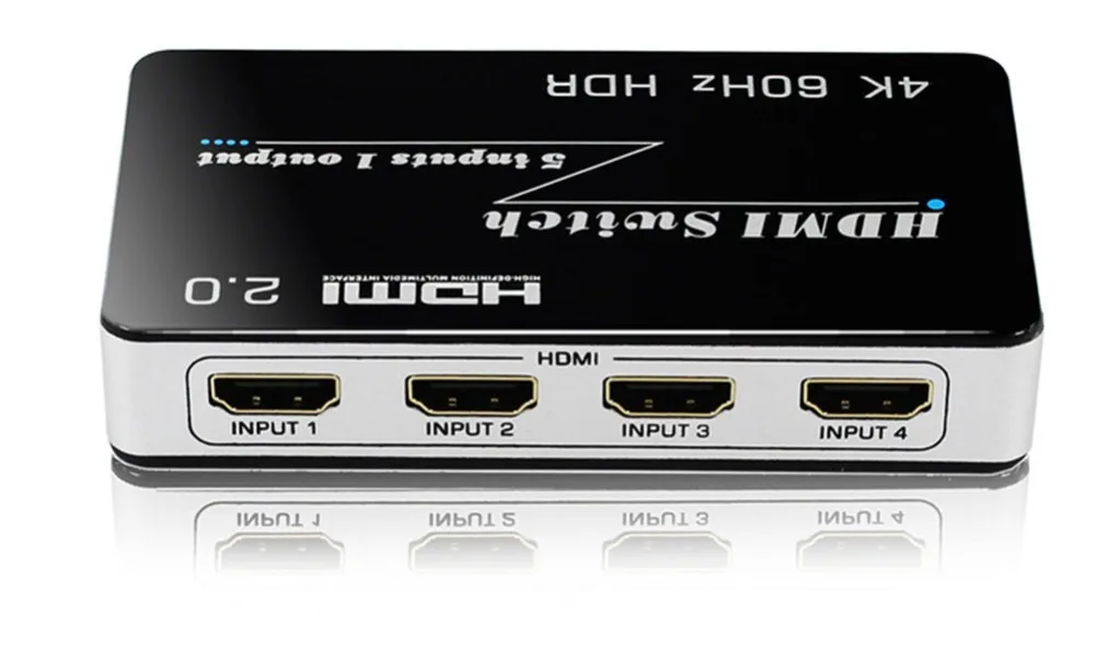 HDMI коммутатор 2,0 HDCP2.2 пять в один выход пять вырезать один 5X1 HDMI4K60 видео переключатель