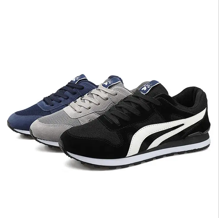 

Spring Autumn Lace-up Men Running Shoes Breathable Mesh Trainers Sneakers Male Non-slip Jogging Sports Shoes Outdoor trainers