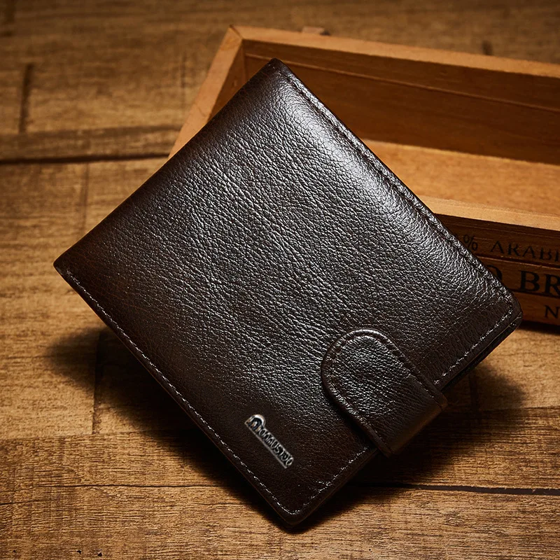 Genuine Leather Men Wallets Brand High Quality Design Wallets with Coin Pocket Purses Gift For Men Card Holder Bifold Male Purse Genuine Leather Men Wallets Brand High Quality Design Wallets with Coin Pocket Purses Gift For Men Card Holder Bifold Male Purse