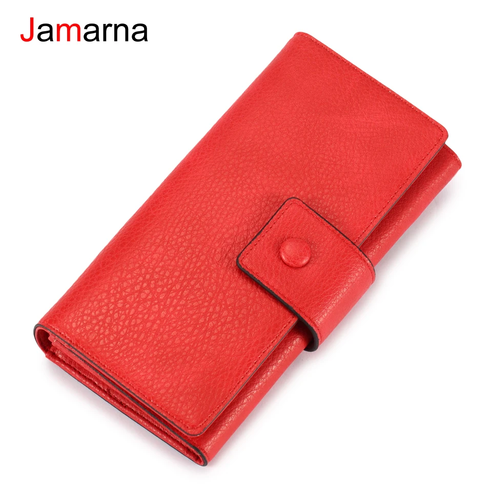 Кошелек Jamarna Женский из искусственной кожи на двойной молнии