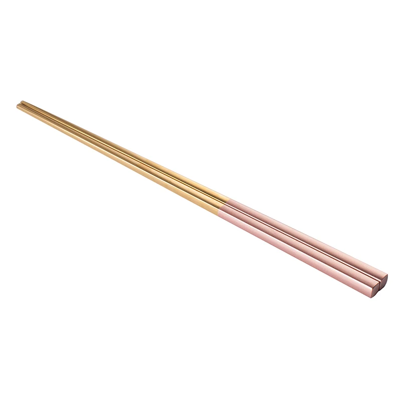 pink gold hopsticks set  (6)