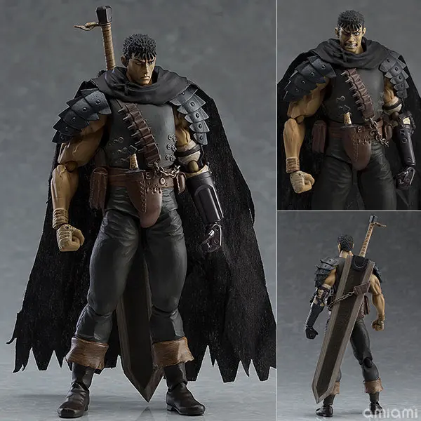 

Guts Black Swordsman Ver. BERSERK Figma 359# Repoint Edition PVC Action Figure Collection Model Toys Figurine
