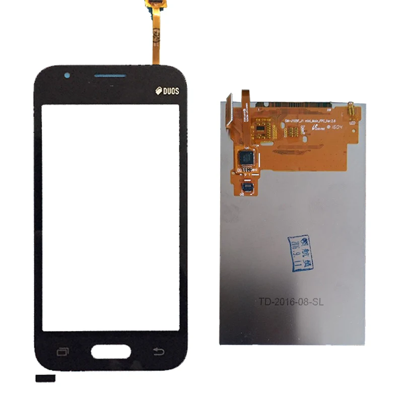 

Front Touch Screen Digitizer Glass Panel + LCD Display for Samsung Galaxy J1 Mini J105 SM-J105F J106 J106F LCD Stick + Free Tool