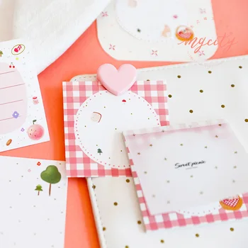 

1set/lot Memo Pads Sticky Notes Spring Love Letter Series Paper diary Scrapbooking Stickers Office School stationery Notepad