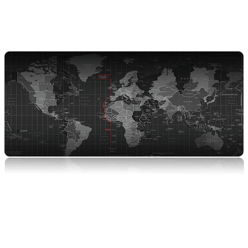 Мир Географические карты Мышь большой коврик игровой Мышь Pad замок края для портативных ПК Мышь Pad dota2 Коврики для Gamer