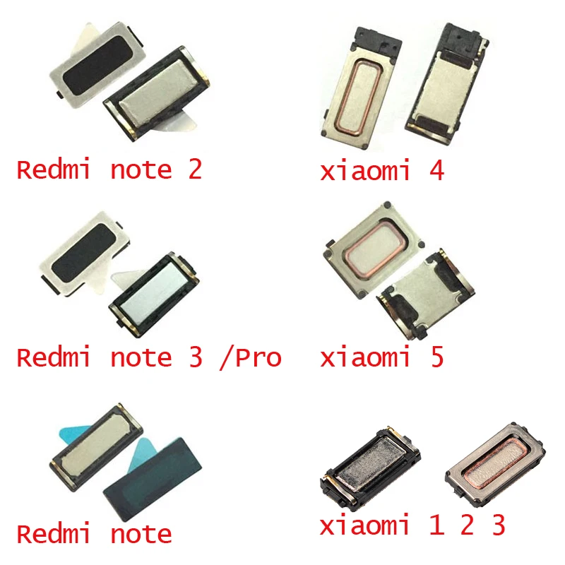 

2pcs/Lot Earpiece Ear speaker For Xiaomi Mi2 Mi3 Mi4 Mi4i Mi4c Mi4s Mi5 Mi5s Redmi 3 3s Redmi Note 2 Redmi Note 3 Redmi Note 4