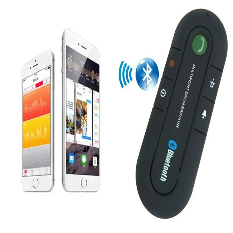 1 комплект Bluetooth громкой связи автомобильный беспроводной спикер телефон MP3
