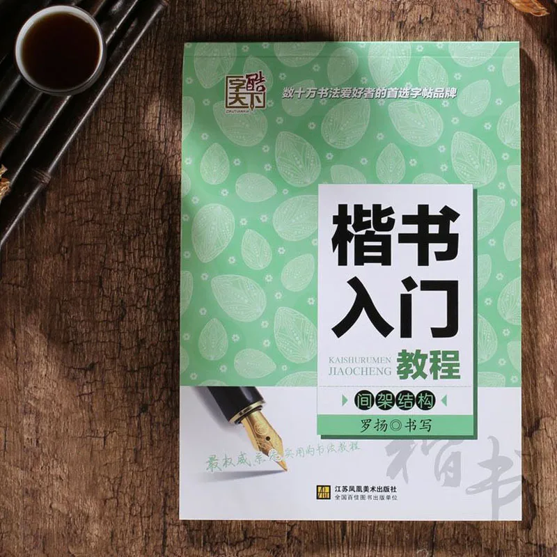 

Chinese calligraphy copybook in regular script- structure patterns for adults kids/children art antistress libros