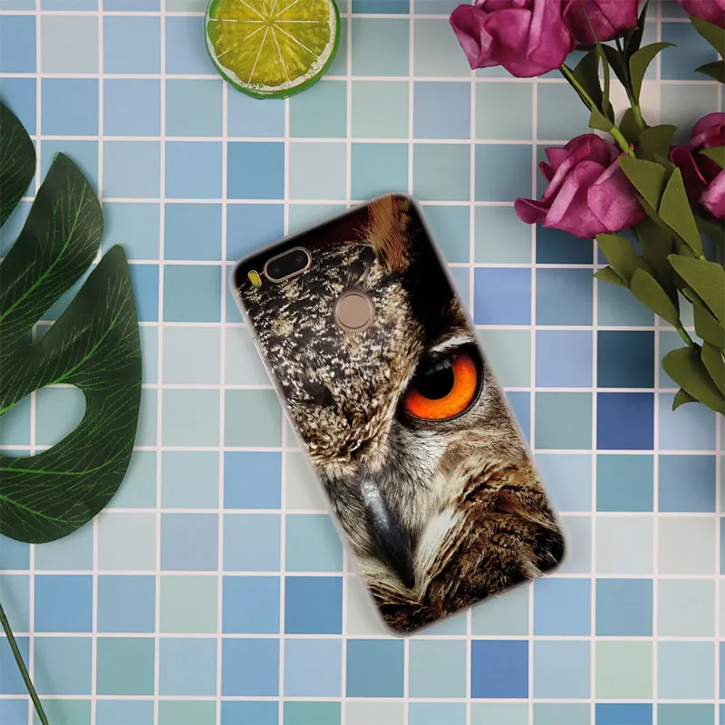 Чехол MLLSE для Xiaomi Mi Play Pocophone F1 8 A1 A2 Lite 6 6Plus Mix 3 2S Redmi Note 4x5 S2 с изображением птицы орла
