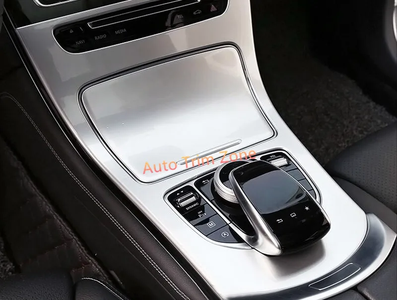 2*ABS Matte Gearshift Shifter Panel Cover Trim For