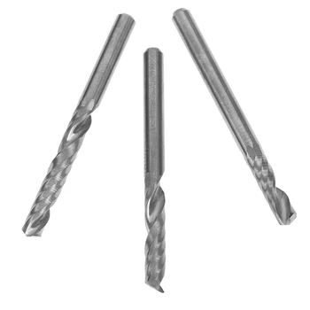 

1pc Single Flute Router Bits One Flute Spiral End Mills Carbide Milling Cutter