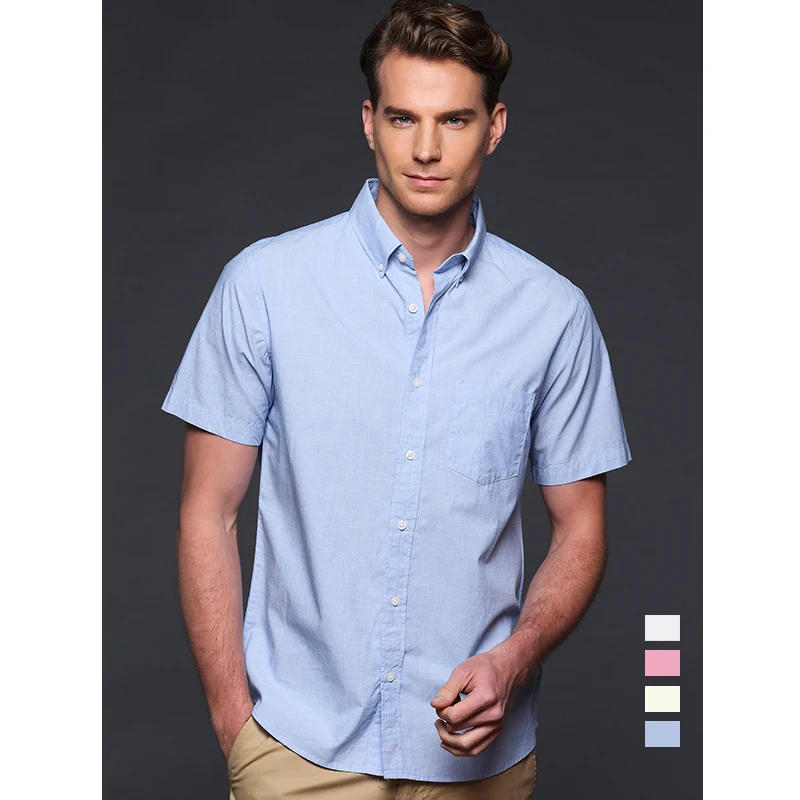 M 5XL bust 102 138CM summer new arrival men's blouse shirt 100 cotton