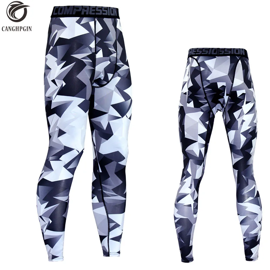 

Crossfit 3D Compression Pants Running Tights Men Quick Dry Elastic Trousers Jogging Sport Leggings Mens Gym Fitness Sportswear