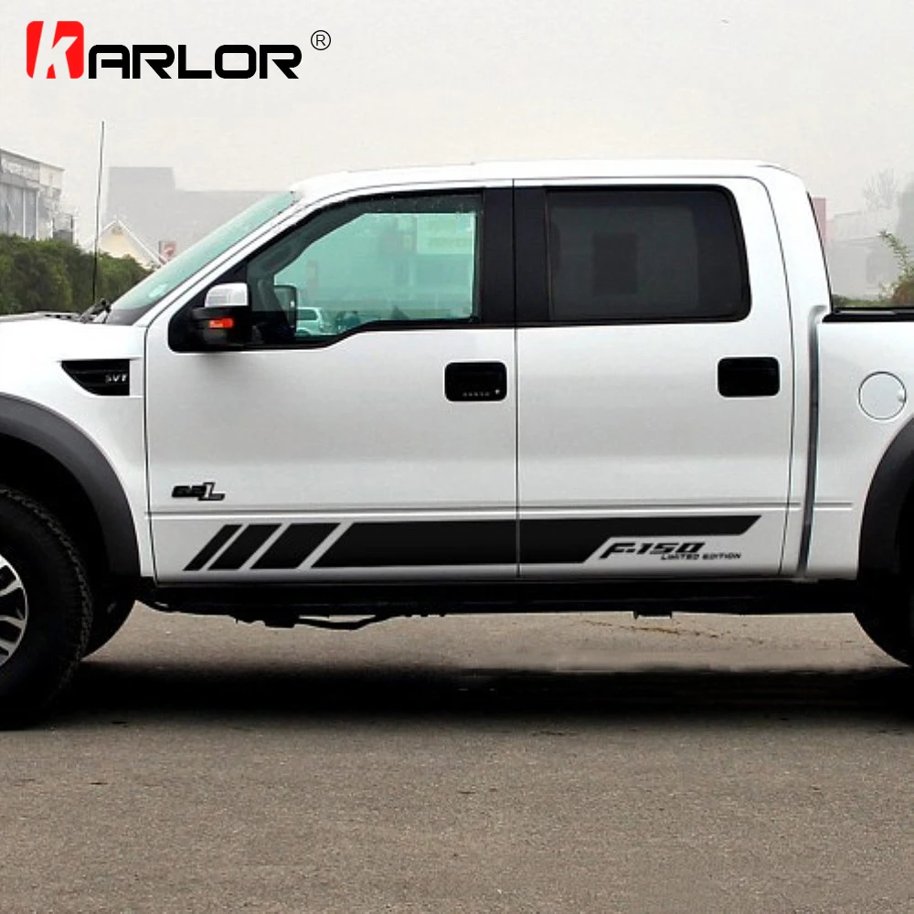 1 пара автомобильные двусторонние наклейки для пикапа Ford RANGER Raptor F150 F250 F350 F450 F550