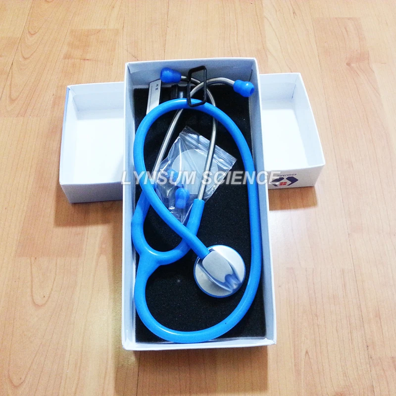 

Light Blue Color New Single Head Professional Cardiology Medical Stethoscope