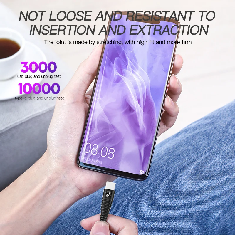 IPAKY USB Type C кабель для xiaomi redmi k20 pro мобильного телефона Быстрая зарядка устройств