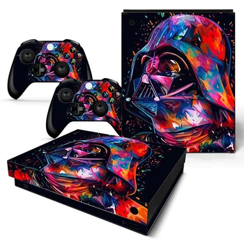 

Free drop shipping Hot ! Game Sticker Cover Vinyl Decals Console and 2 Game Controller Skins fo XBOX one X #TN-XBONEX-0006