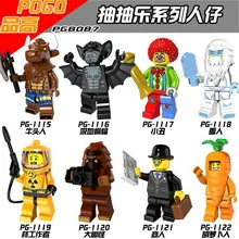 Single Sale Legoing Miracle Superman Tauren Vampires Bat Clown Snowman Bigfoot Carrot People Figures Diy Building Blocks New