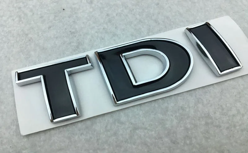 Автомобильные 3D наклейки ABS TDI для volkswagen golf 6 7 polo GTI Sagitar B6 R36 B7L CC Touran|polo gti|sticker for carcar