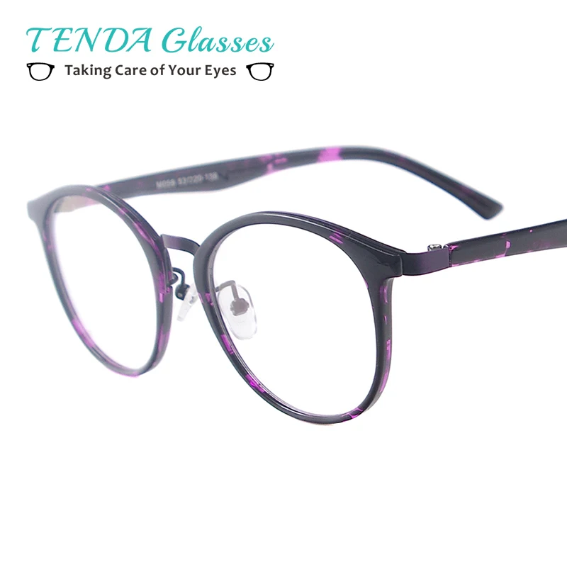 

Women Round Vintage Medium Myopia Spectacles Men Classic Retro Eyeglasses Frame For Reading Multifocal Lenses