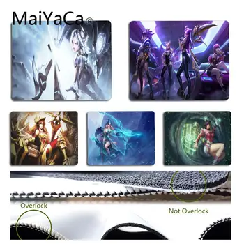 

MaiYaCa 2018 New League of Legends virtual girl band K DA KaiSa2 anime Game mousepad Size for 18x22cm 25x29cm Small Mousepad