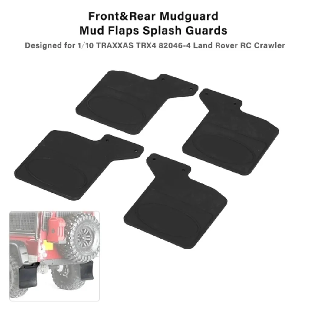 

Front & Rear Mud Flaps Rubber Fender Mudguard for 1/10 RC TRAXXAS TRX-4 D110 High Quality RC Car Parts toys for children