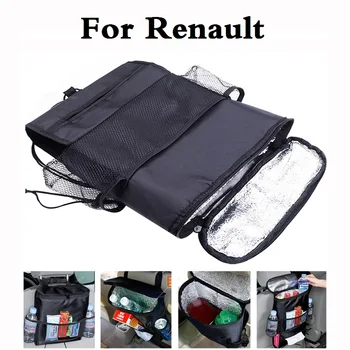 

Car style Cooler Organizer Storage Bag Back Seat Holder For Renault Sandero RS Symbol Talisman Twingo Twizy Vel Satis Wind ZOE