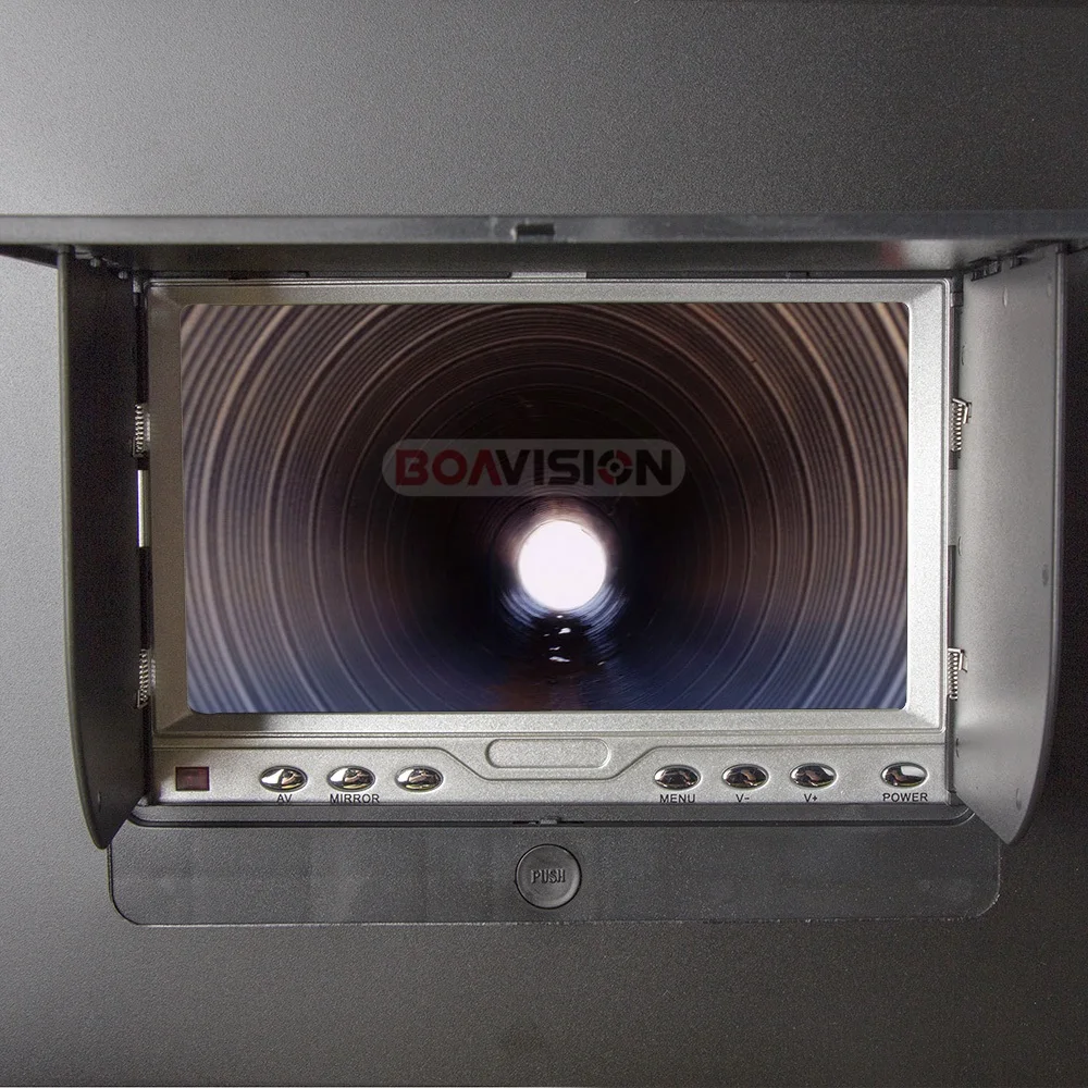 Камера для осмотра труб Змеиный промышленный эндоскоп видео 12 шт. Белый светодиодный труба-лампа канализационная камера 7 дюймов ЖК-монитор