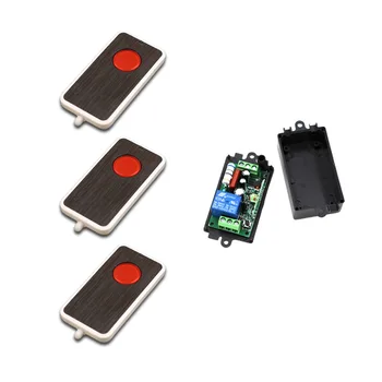 

AC 110V 220V Relay Receiver Transmitter Light Lamp LED Remote Control Switch Power Wireless ON OFF Key Switch Lock Unlock New