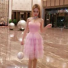 ALPHALMODA весеннее женское Новое Розовое Бальное Платье, обтягивающее облегающее платье принцессы для вечеринки, женское сексуальное Бандажное платье Vestidos