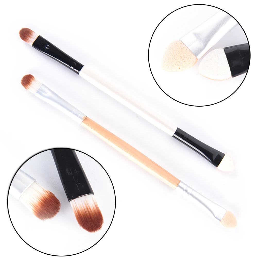 1pc 14CM Double end Eyeshadow Sponge Makeup Brush Applicator Female