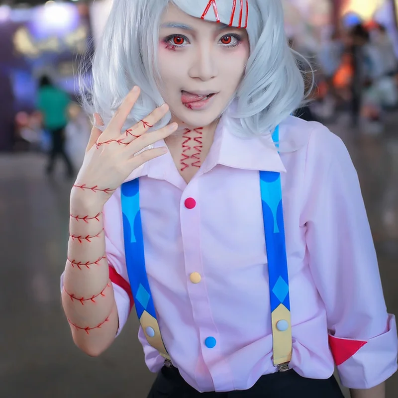 Tokyo Ghoul cosplay costume JUZO SUZUYA / REI unisex adult Anime Uniform Fu...