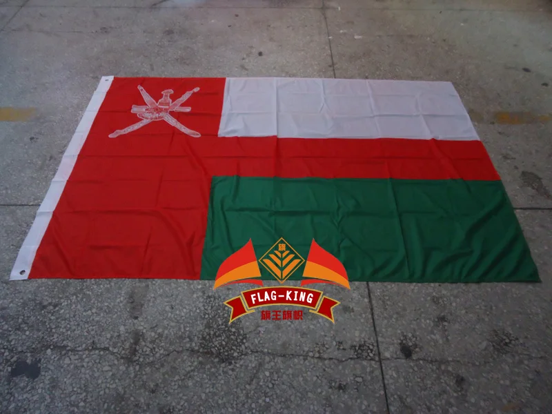 Сультанат Омана национальный флаг, полиэстер, 120*180 см, анти-УФ, цифровая печать, флаг король, флаг Омана