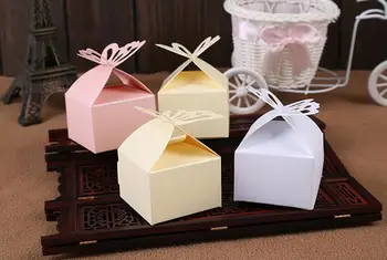 

Free Shipping Pearl paper Wedding Butterfly Candy Box Baby Shower Favor Box Favour Box Gift Box 4 colors,1000pcs/lot