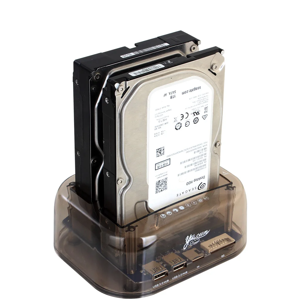 2,5/3,5 дюйма SATA SSD/HDD USB 3,0 6 Гбит/с Интерфейс жесткий диск коробка клонирование диска жесткий диск Док-станция USB3.0 2,0 концентратор