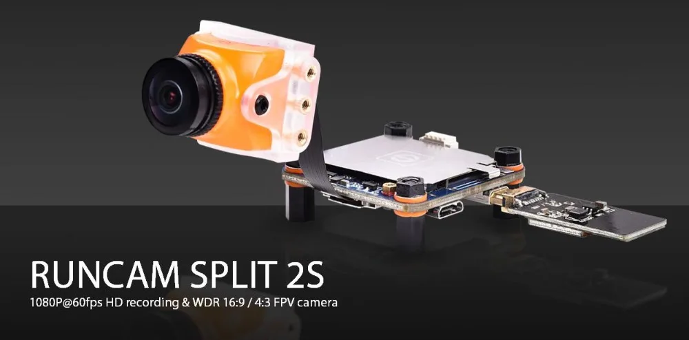 RunCam split 2 S/split Mini 2 S/split Mini 2 FPV Wi-Fi камера 2 мегапикселя 1080 P/60fps HD Запись плюс WDR NTSC/PAL