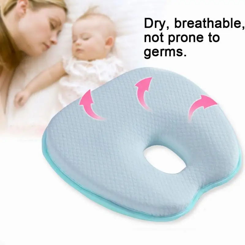 0~ 12 м пены памяти детские подушки дышащие детские формирующие подушки для предотвращения плоской головы эргономичная подушка для новорожденного almofada infantil