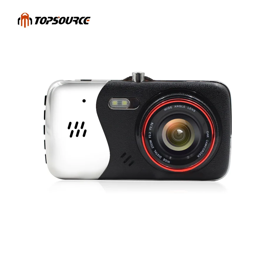 Topsource 4 &quotАвтомобильный Dvr камера двойной объектив Full HD 1080 P с заднего вида