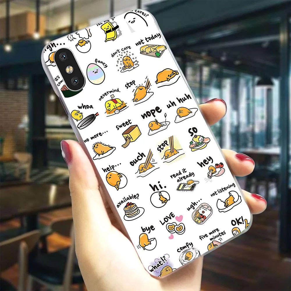 Gudetama Lazy Egg Phone Cover для iPhone 5S Case 5 SE 6 6S/6 6S Plus 7 8/7 8 X XS XR Xs Max Hard Shell Fashion|Бамперы| |