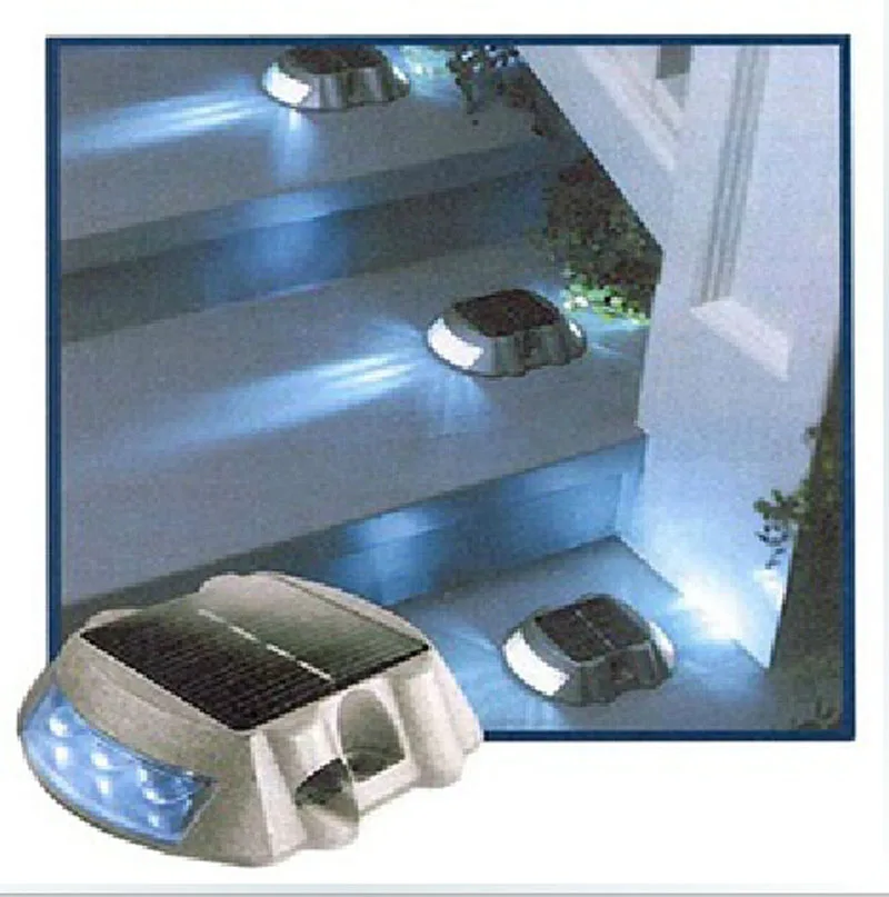 10 STKS Solar pathway LED marker wit licht oprit road tuin zwembad ... 10 STKS Solar pathway LED marker wit licht oprit road tuin zwembad ...