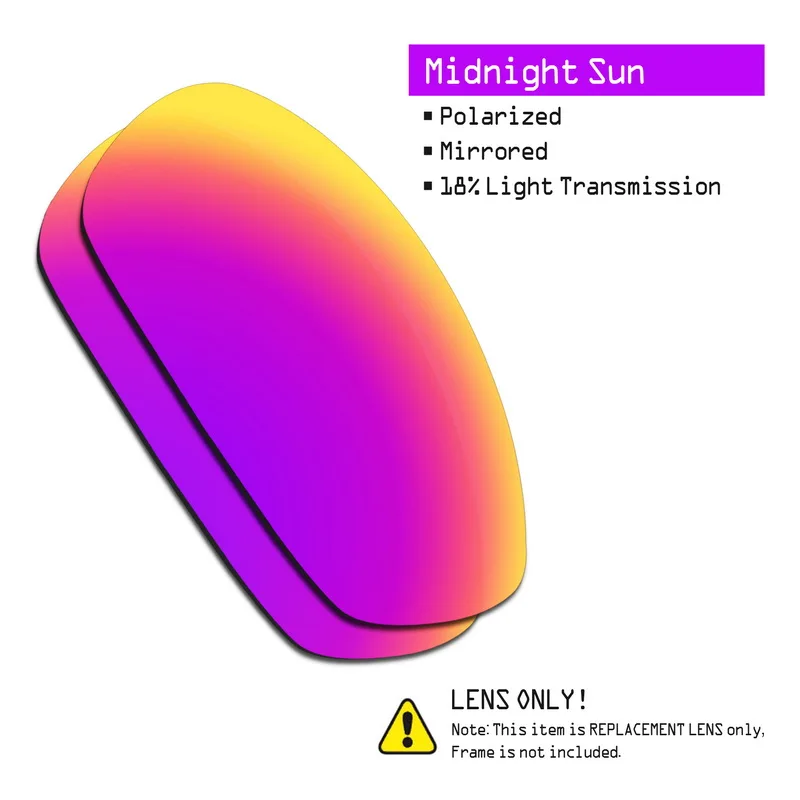 SmartVLT поляризованные Сменные линзы для солнцезащитных очков oxley Straight Jacket 2007-несколько вариантов - Цвет линз: Midnight Sun