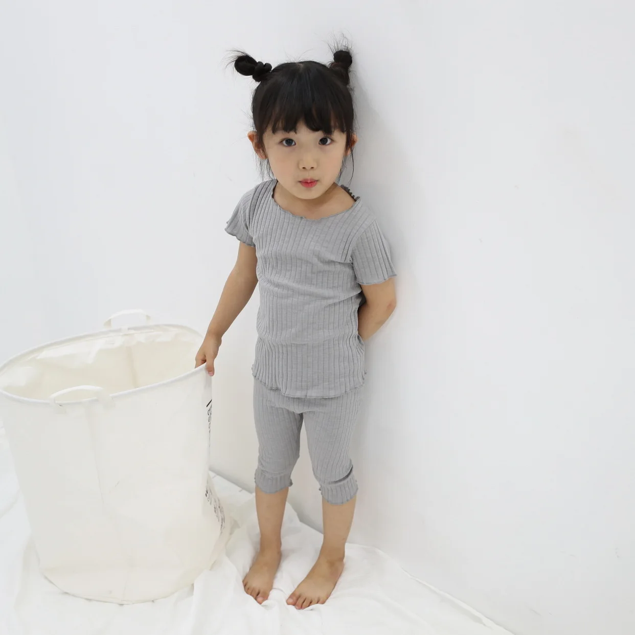 Наряды для Дня благодарения для малышей г., летний детский пижамный комплект для девочек, костюм с жилетом
